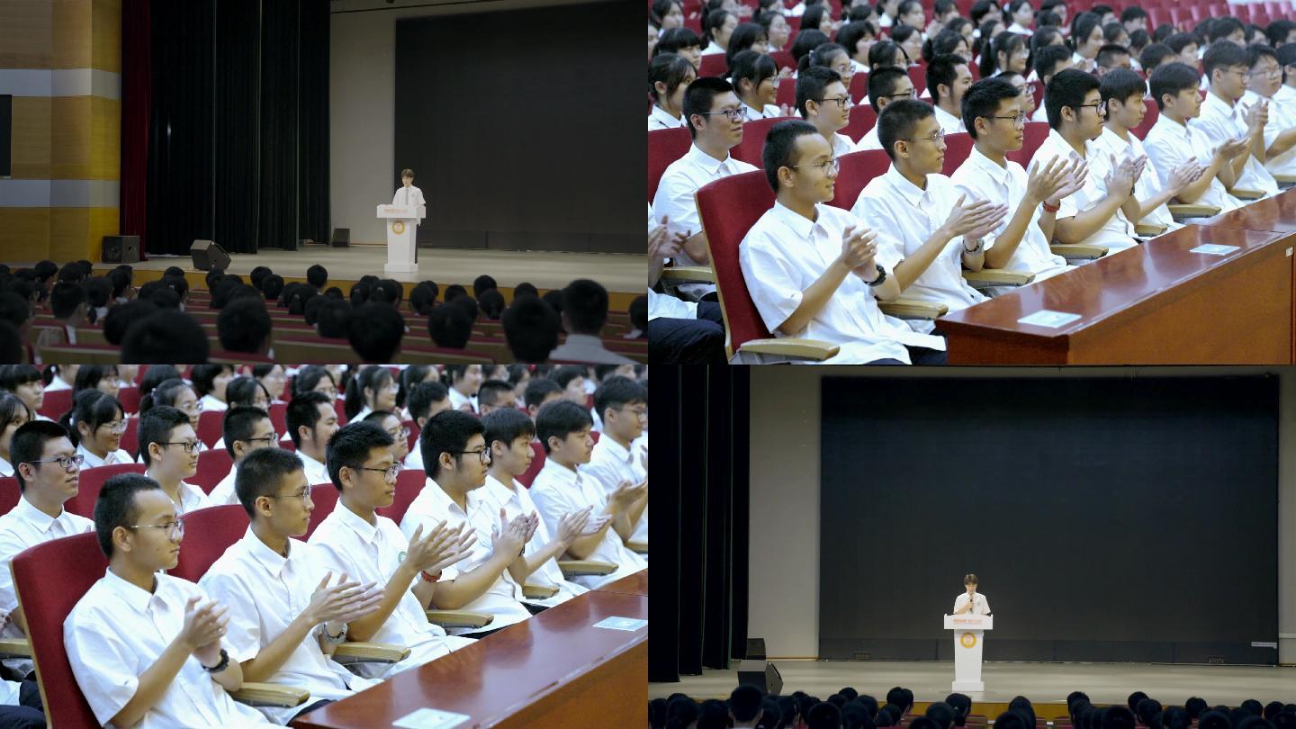 大礼堂毕业演讲