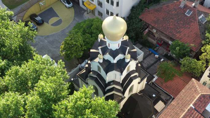 4K原素材-上海圣尼古拉斯教堂