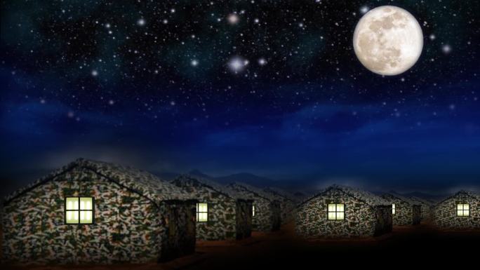 帐篷村的月光部队晚会八一歌曲大型活动节目