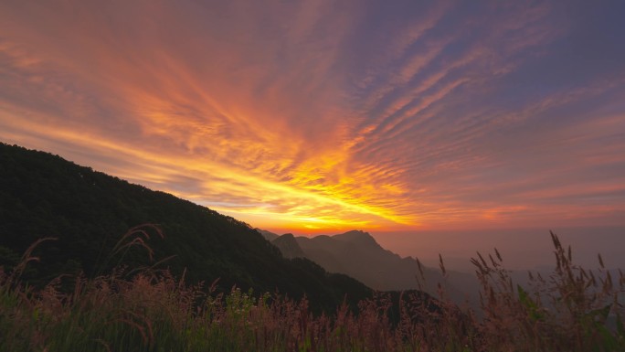 庐山仰天坪日出4K30帧