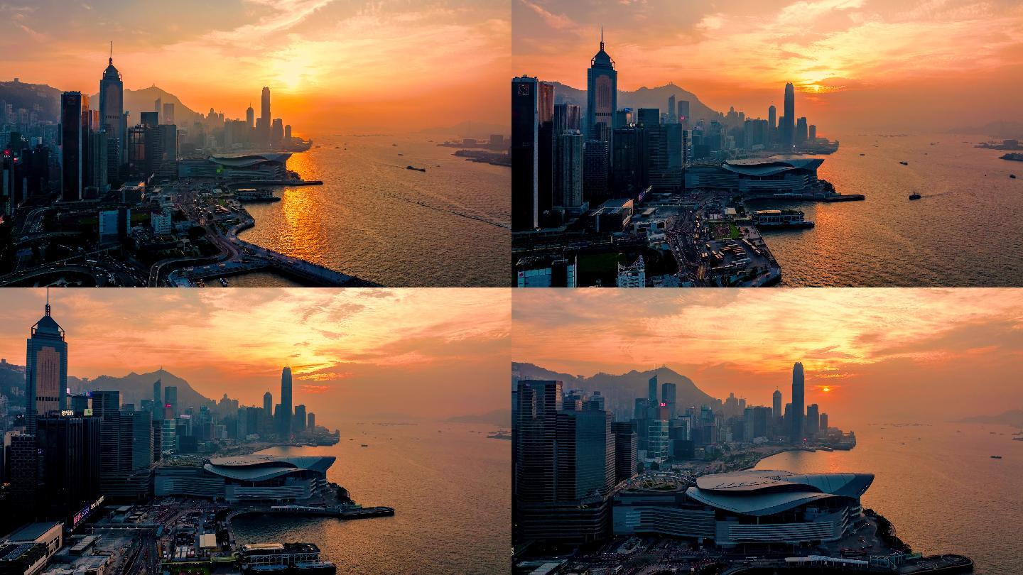 香港九大赏日落的好去处之香港会议展览中心