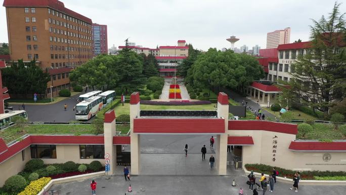 上海财经大学（国定路校区）航拍-侧门2