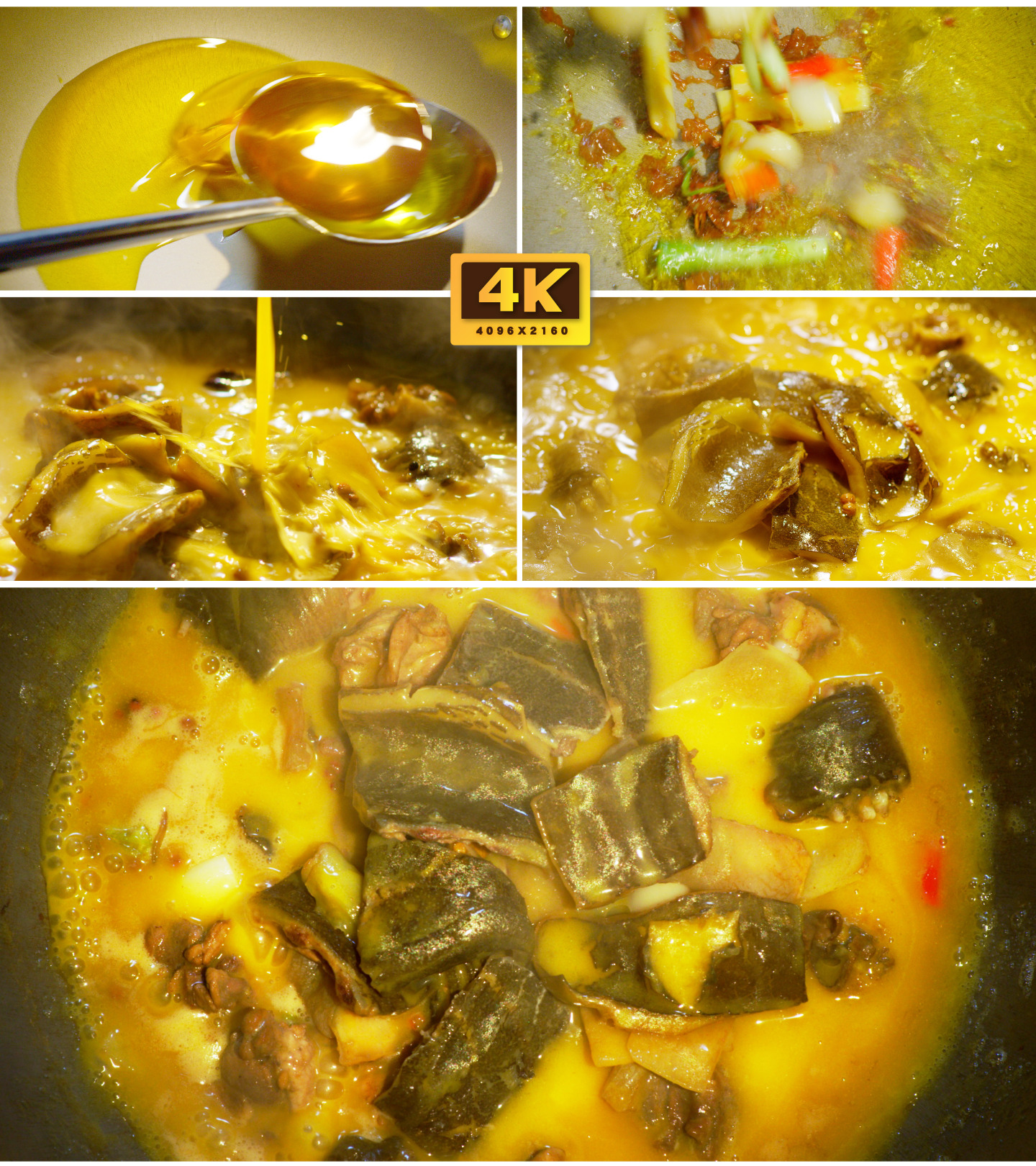 美食烹饪滋补美味佳肴甲鱼汤制作过程