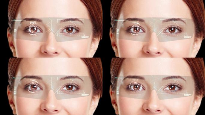 科幻科技vr虚拟透明眼镜