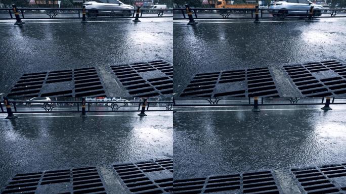 雨天街景-慢镜头
