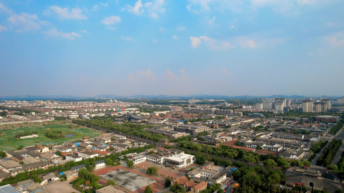 【曲阜】航拍曲阜城市大景