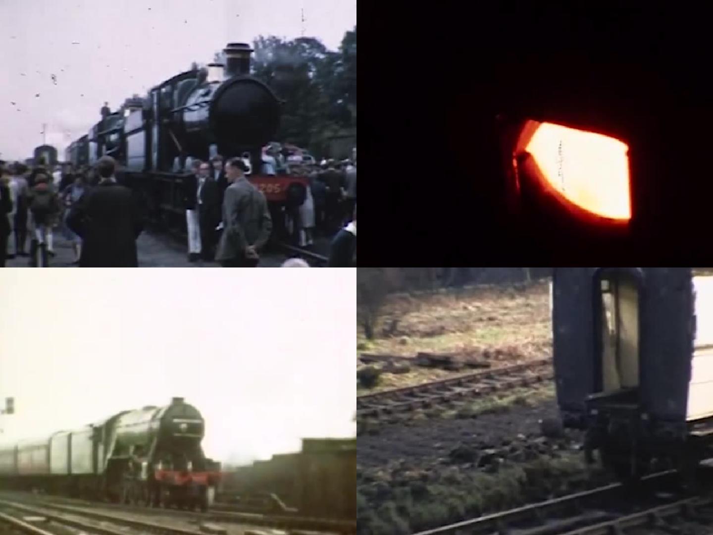 70年代欧洲蒸汽火车