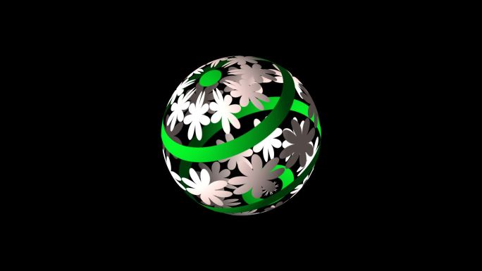 花式镂空纹理球形
