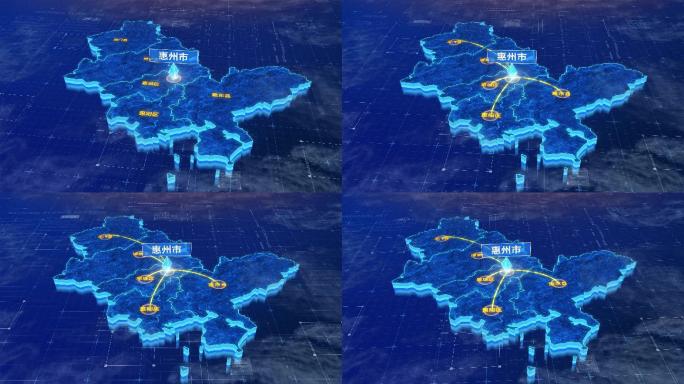 惠州市辐射全市网络地图
