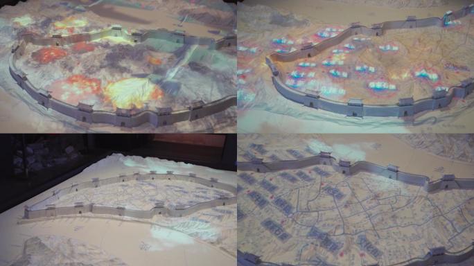 历史素材重庆大轰炸模拟视频
