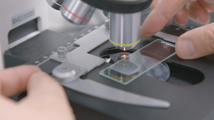 化妆品成分实验室研究材料搅拌显微镜