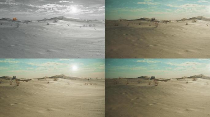 沙漠场景  大气 震撼  C4D工程
