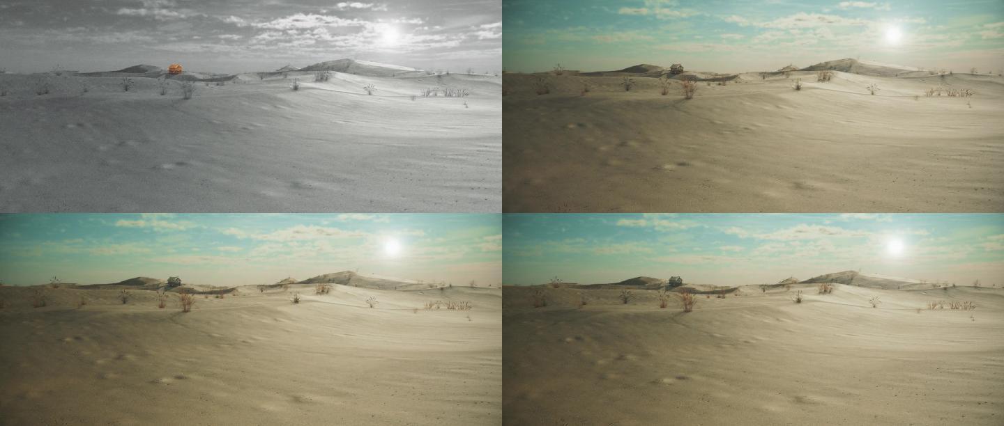 沙漠场景  大气 震撼  C4D工程