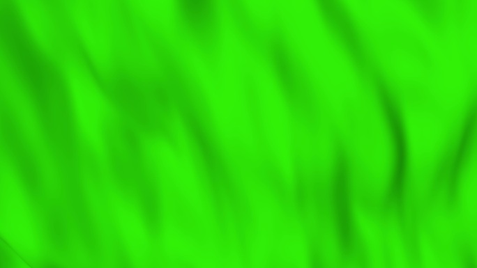 4K绿色绸布飘动循环1
