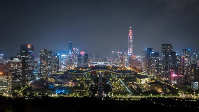 市民中心夜景延时