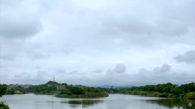 下雨前的天气延时