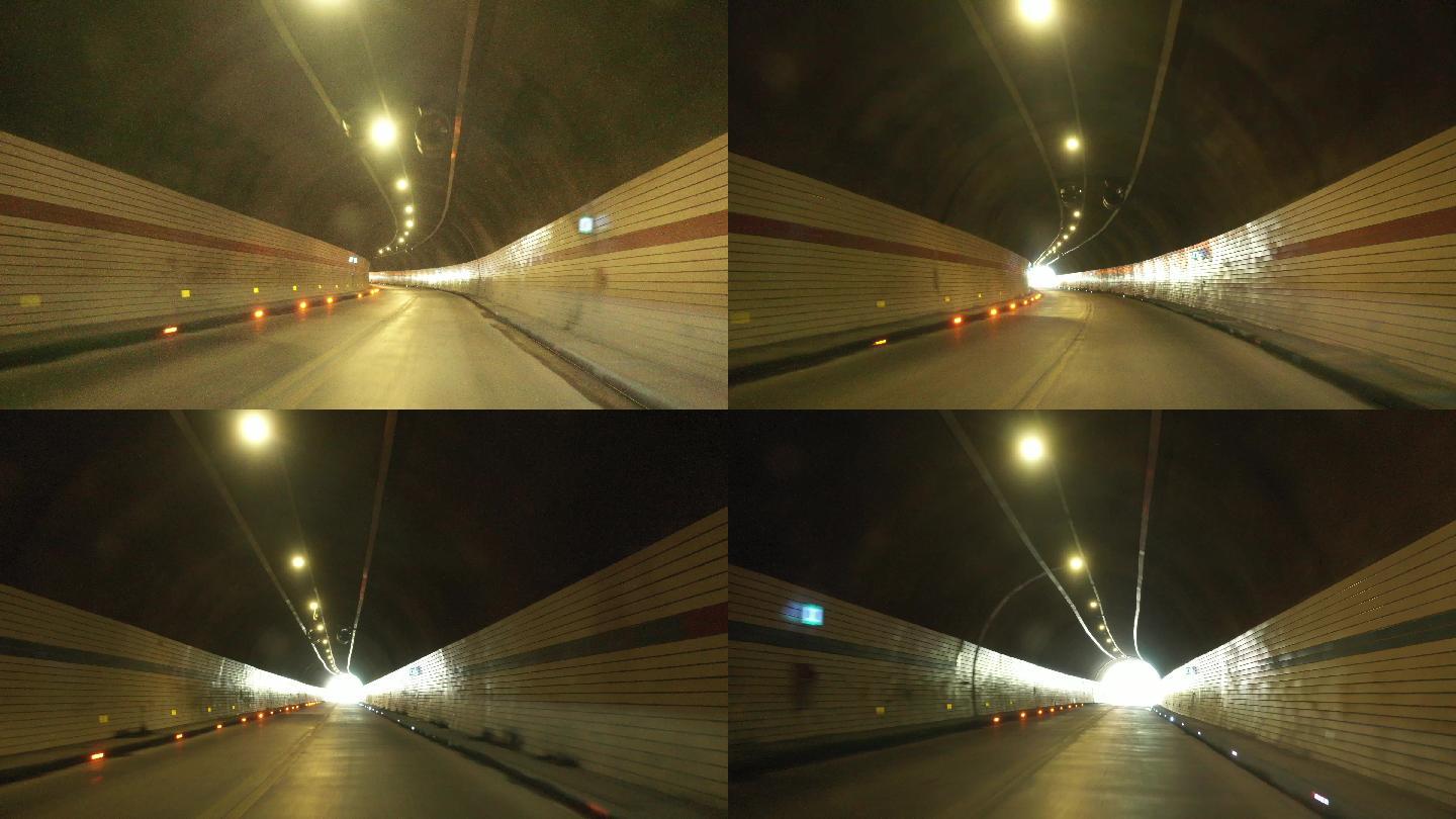 四川山区一个隧道视频4K