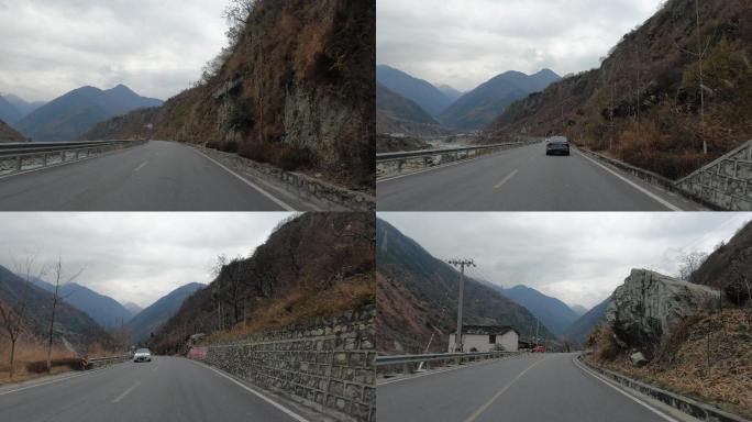 川藏线一览国道公路群山