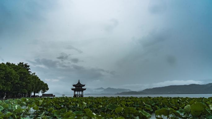 雨中西湖