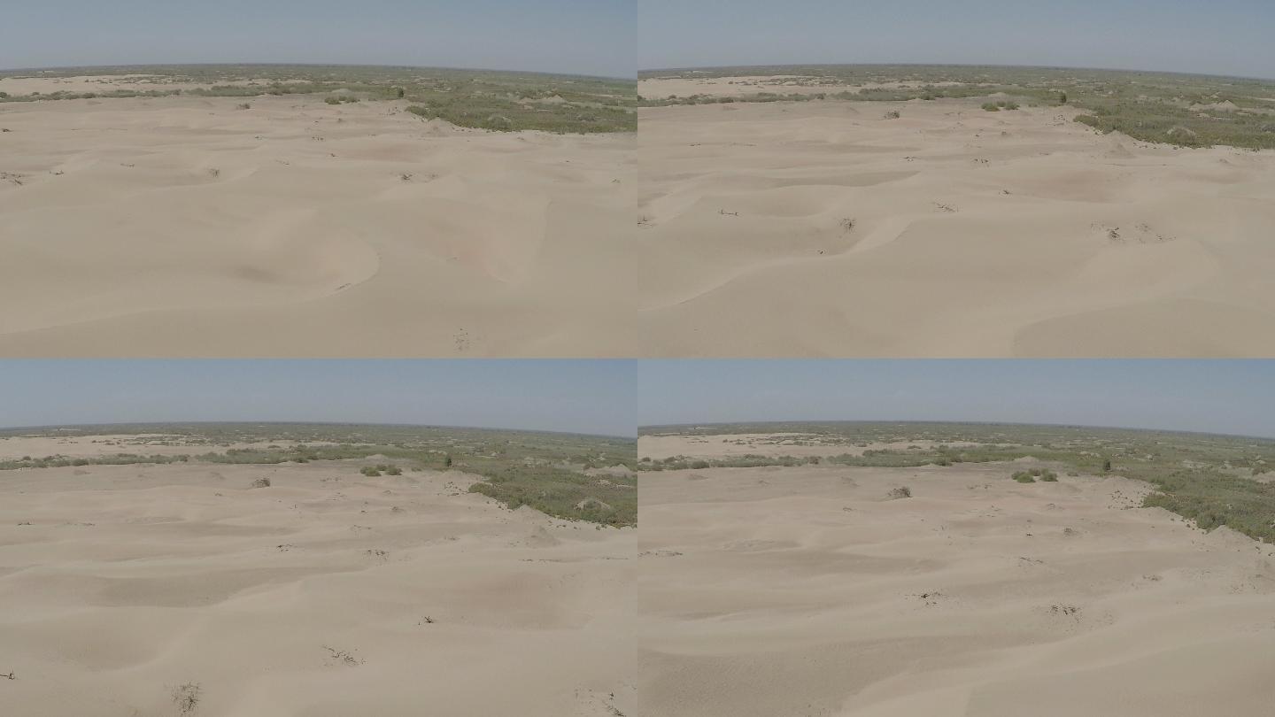 新疆巴楚地区沙漠航拍