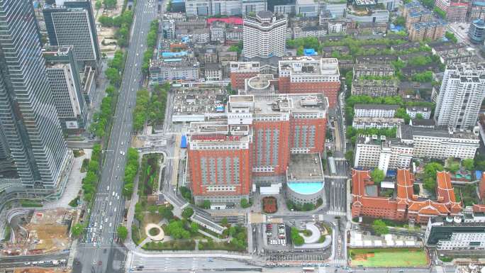 中南大学湘雅医院航拍全景