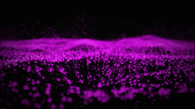粒子特效之紫色海洋