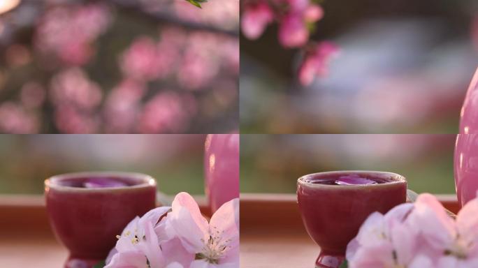 桃花酒特写桃花酒特写一枝梅一枝花