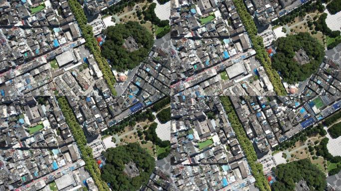 福建宁德柘荣城区航拍