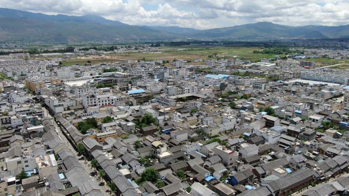 大理 剑川县 剑阳楼 剑川航拍 剑川县城