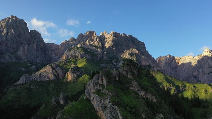 原创 甘肃甘南州扎尕那山谷森林自然风光