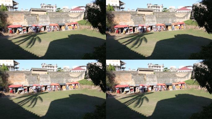 非洲坦桑尼亚桑吉巴尔岛石头城街景空镜24