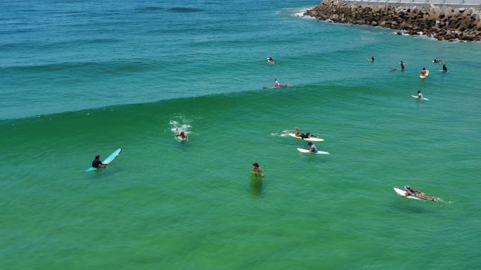 夏日冲浪