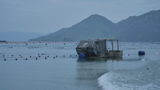 4K开船海浪