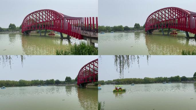 台湖公园网红桥