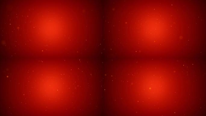 4K红色光线无限循环-2