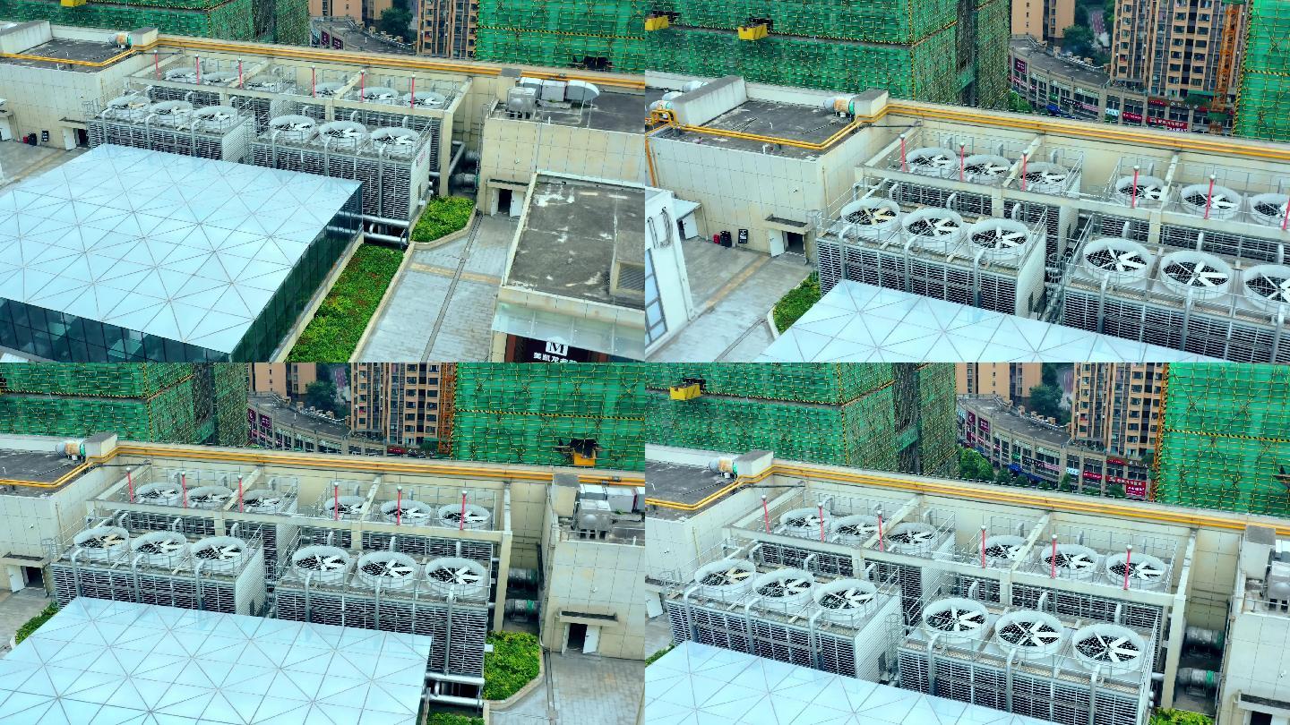 中央空调 通风系统 商场 屋顶