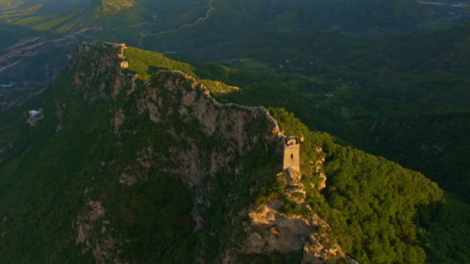 直升机航拍金山岭长城A23