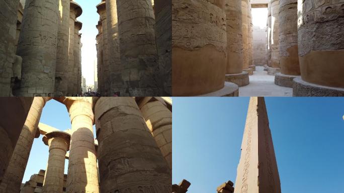 参观游览埃及卢克索神庙