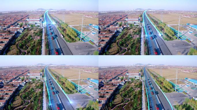 物流车 加科技元素AE