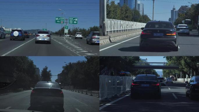 北京道路行进感