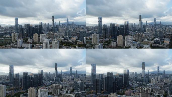 0002_D航拍城市建筑小区楼群居民楼