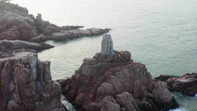 山东荣成成山头景区航拍