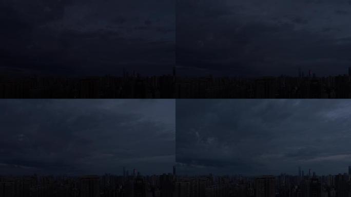 长沙清晨乌云翻滚01【延时】