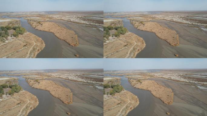 原创 新疆巴州且末县车尔臣河自然风光航拍