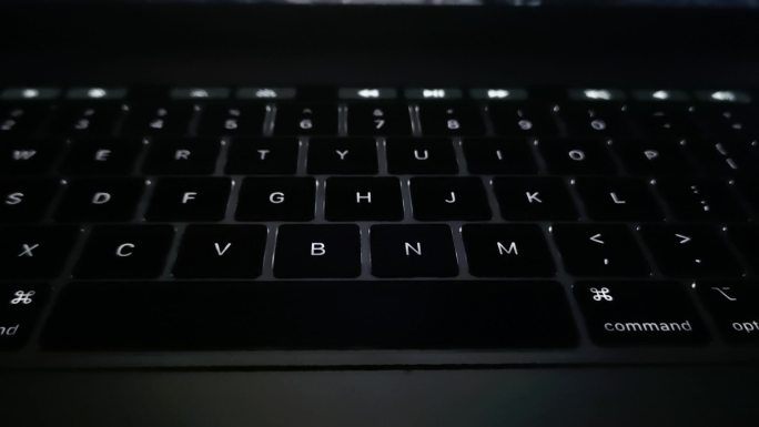 电脑键盘发光素材
