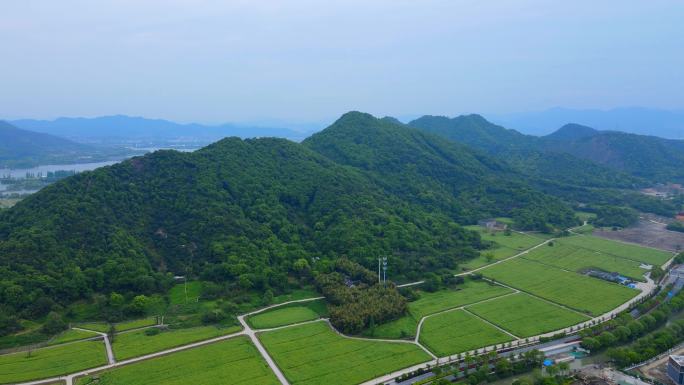 杭州白马湖附近的山脉