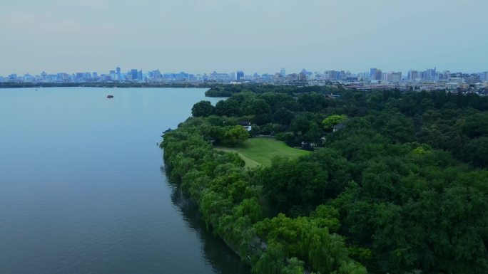 柳浪闻莺的航拍