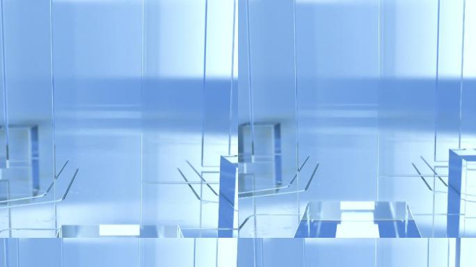 玻璃背景模型