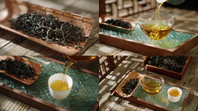 【4k】野生古树红茶展示