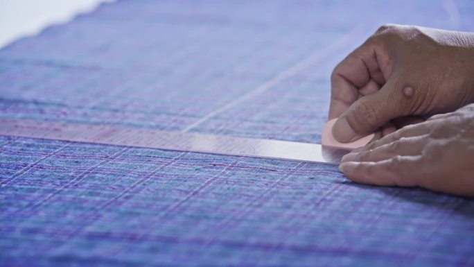 【原创】纺织染布制作布素材特写